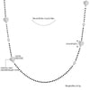 100cm Long Gold Heart Necklaces For Women Multi Use Statement Boho Crystal Beads Necklace Special Design Trendy Jewelry