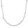 100cm Long Gold Heart Necklaces For Women Multi Use Statement Boho Crystal Beads Necklace Special Design Trendy Jewelry