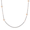 100cm Long Gold Heart Necklaces For Women Multi Use Statement Boho Crystal Beads Necklace Special Design Trendy Jewelry