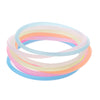 10PCS/20 PCS Night Luminous Bracelets Wristband Gummy Silicone DIY Rubber Hairbands
