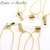 10PCS, Hip Hop Gold Color 3D Coffee Drink Bottle Cup Pendants Necklace For Women Men Charms Jewelry