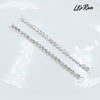 10Pcs 3cm/16cm Single Row S28 Rhinestone Decoration Chain/Bikini Connector Buckles For Shoulder Strap Clothing Dress Accessories