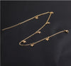 10Pcs/Lot Best-selling 7 Star Short Necklace With Stainless Steel Pentagram Clavicle Chain