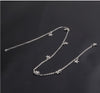 10Pcs/Lot Best-selling 7 Star Short Necklace With Stainless Steel Pentagram Clavicle Chain