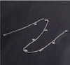 10Pcs/Lot Best-selling 7-star Short Necklace With Stainless Steel Pentagram Clavicle Chain  For Women's Christmas Jewelry