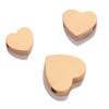 10Pcs Stainless Steel Heart Shape Blank Stamping Pendants Charms DIY For Bracelet Necklace Jewelry Making