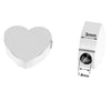 10Pcs Stainless Steel Heart Shape Blank Stamping Pendants Charms DIY For Bracelet Necklace Jewelry Making
