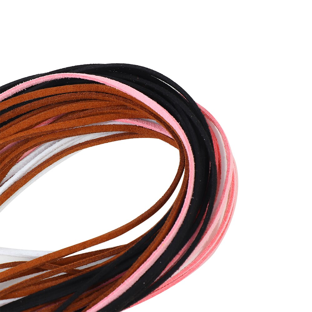 10Pcs/lot 2.7mm Suede Leather Cord Lobster Clasp String Adjustable Braided Rope For Bracelets Necklace DIY Jewelry Making