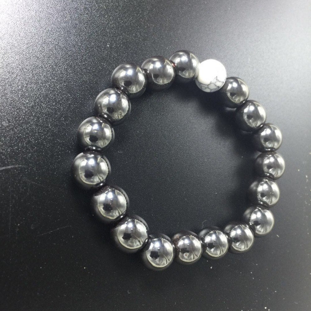 10mm Bead Bracelet Original Wholesale Real Pearl Blue stone Bracelet for Unisex Energy Jewelry for Lover Christmas Gift New Gift