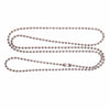 10pcs/lot 2.4mm Stainless Steel Ball Chain Men Necklace Bracelet Keychain Trinket Dog Tag Jewelry Accessories 15cm-75cm