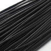 10pcs/lot 50cm 60cm Black Leather Chain Necklace 55cm + 5cm Extension Chain Lobster Clasp DIY Jewelry Accessories  2mm