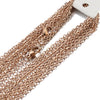 10pcs/lot Width 2mm Cut Rolo Link diy stainless steel Chain Rose Gold/Gold/Steel Cuban Chains Necklaces Pendant