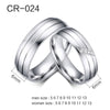 10pcs/lots Wholesale 6mm Couple Ring Stainless Steel Wedding Jewelry Provide Mix Size Silver Gold Color