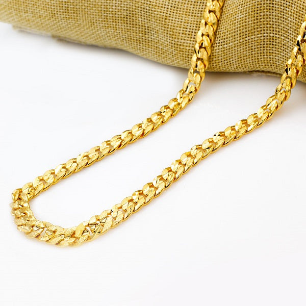 11.11 808 STORE Hot Sale Fashion New Design 24K Necklace European Men and Women Anniversary Gift Fine Jewelry Accessories