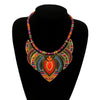 11.11 Bohemia Vintage Women Rhinestone Pendant Bib Necklace Statement Tribal Jewelry Accessory Christmas Gift For Women Friend