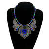 11.11 Bohemia Vintage Women Rhinestone Pendant Bib Necklace Statement Tribal Jewelry Accessory Christmas Gift For Women Friend