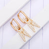 11.11 Gold Silver Color Clip Hanging  Women's Earrings Temprament Joker Clothespin Drop Earring Jewelry for Women 2022