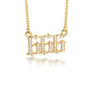 111 222 333 555 666 777 888 999 444 Angel Number Necklaces For Women Cubic Zirconia Necklace Pendant Vintage Jewelry collier