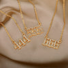 111 222 333 555 666 777 888 999 444 Angel Number Necklaces For Women Cubic Zirconia Necklace Pendant Vintage Jewelry collier