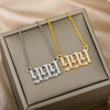 111 222 333 555 666 777 888 999 444 Angel Number Necklaces For Women Cubic Zirconia Necklace Pendant Vintage Jewelry collier