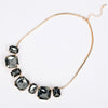1170 necklace female short design necklace gem vintage crystal necklace N022