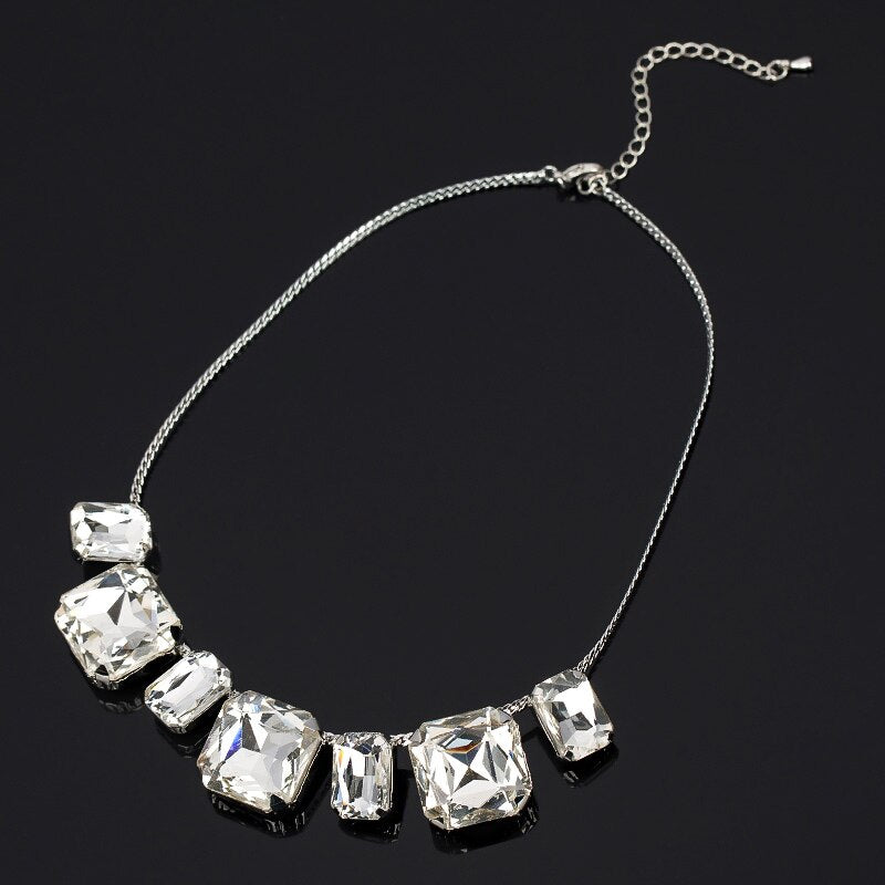 1170 necklace female short design necklace gem vintage crystal necklace N022