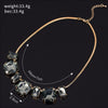 1170 necklace female short design necklace gem vintage crystal necklace N022