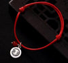 12 Chinese Zodiac Constellation Bracelet Good Lucky Red String Bangle 925 Sterling Silver For Womens Jewelry Gift Accessories