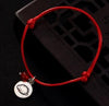 12 Chinese Zodiac Constellation Bracelet Good Lucky Red String Bangle 925 Sterling Silver For Womens Jewelry Gift Accessories