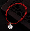 12 Chinese Zodiac Constellation Bracelet Good Lucky Red String Bangle 925 Sterling Silver For Womens Jewelry Gift Accessories