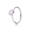 12 Color Silver Ring Charms Twelve Stars Crystal Rings For Women Jewelry