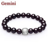 12 Constellation Bracelet 925 Sterling Silver Jewelry Top Quality Red Garnet Health Fashion Bracelet For Women Free Jewelry