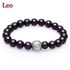 12 Constellation Bracelet 925 Sterling Silver Jewelry Top Quality Red Garnet Health Fashion Bracelet For Women Free Jewelry