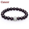 12 Constellation Bracelet 925 Sterling Silver Jewelry Top Quality Red Garnet Health Fashion Bracelet For Women Free Jewelry