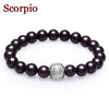 12 Constellation Bracelet 925 Sterling Silver Jewelry Top Quality Red Garnet Health Fashion Bracelet For Women Free Jewelry