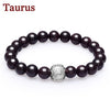 12 Constellation Bracelet 925 Sterling Silver Jewelry Top Quality Red Garnet Health Fashion Bracelet For Women Free Jewelry