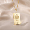 12 Constellation Necklace For Women Stainless Steel Gold  Color Twelve Sign Pendant Necklaces 2023 Trend Aesthetic Jewerly