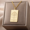 12 Constellation Necklace For Women Stainless Steel Gold  Color Twelve Sign Pendant Necklaces 2023 Trend Aesthetic Jewerly