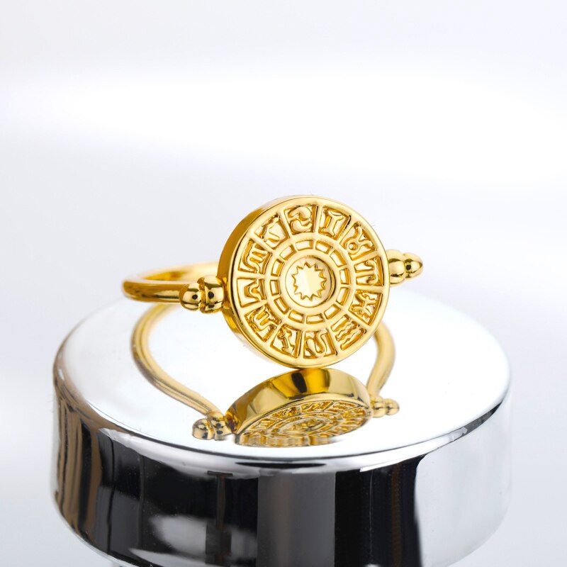 12 Constellation Rings For Women Stainless Steel Rotatable Ring 2023 Trend Female Classic Aesthetic Jewerly Anillos