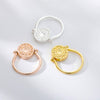 12 Constellation Rings For Women Stainless Steel Rotatable Ring 2023 Trend Female Classic Aesthetic Jewerly Anillos