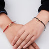 12 Constellation Zodiac Sign Black Red Braided Rope Bracelets Cancer Leo Virgo Woven Simple Jewelry Korean Female Birthday Gifts