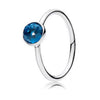 12 Month 100% 925 Silver Ring with 12 Colors for Women's Weddings and Party Rings Jewelry Charm Pendant Beads Gifts