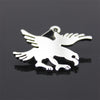12 Pieces/Lot Stainless Steel Eagle Charm Necklaces Silver Color Wings Statement Chokers Women Men Animal Jewelry Accessories