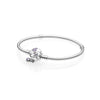 12 Style 925 Sterling Silver Basic Snake Chain Bracelets For Women Crystal Clasp Clip Fit Charms Beads & Pendants For Women