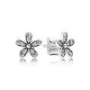 12 Style 925 Sterling Silver Earrings With Crystal Heart Star Flower Earrings Leaf Wind For Women Wedding Jewelry