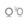 12 Style 925 Sterling Silver Earrings With Crystal Heart Star Flower Earrings Leaf Wind For Women Wedding Jewelry
