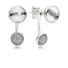 12 Style 925 Sterling Silver Earrings With Crystal Heart Star Flower Earrings Starfish Wind For Women Wedding Jewelry