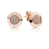 12 Style 925 Sterling Silver Rose Gold/Gold Earrings With Crystal Heart Star Flower Earrings For Women Wedding Jewelry