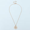 12 Zodiac Letter Constellations Pendants Necklace For Women Men Virgo Libra Scorpio Sagittarius Capricorn Aquarius Birthday Gift
