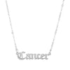 12 Zodiac Necklace Constellation Pendant Long Link Chain Stainless Steel Necklace Jewelry horoscope jewelry for Women Girl